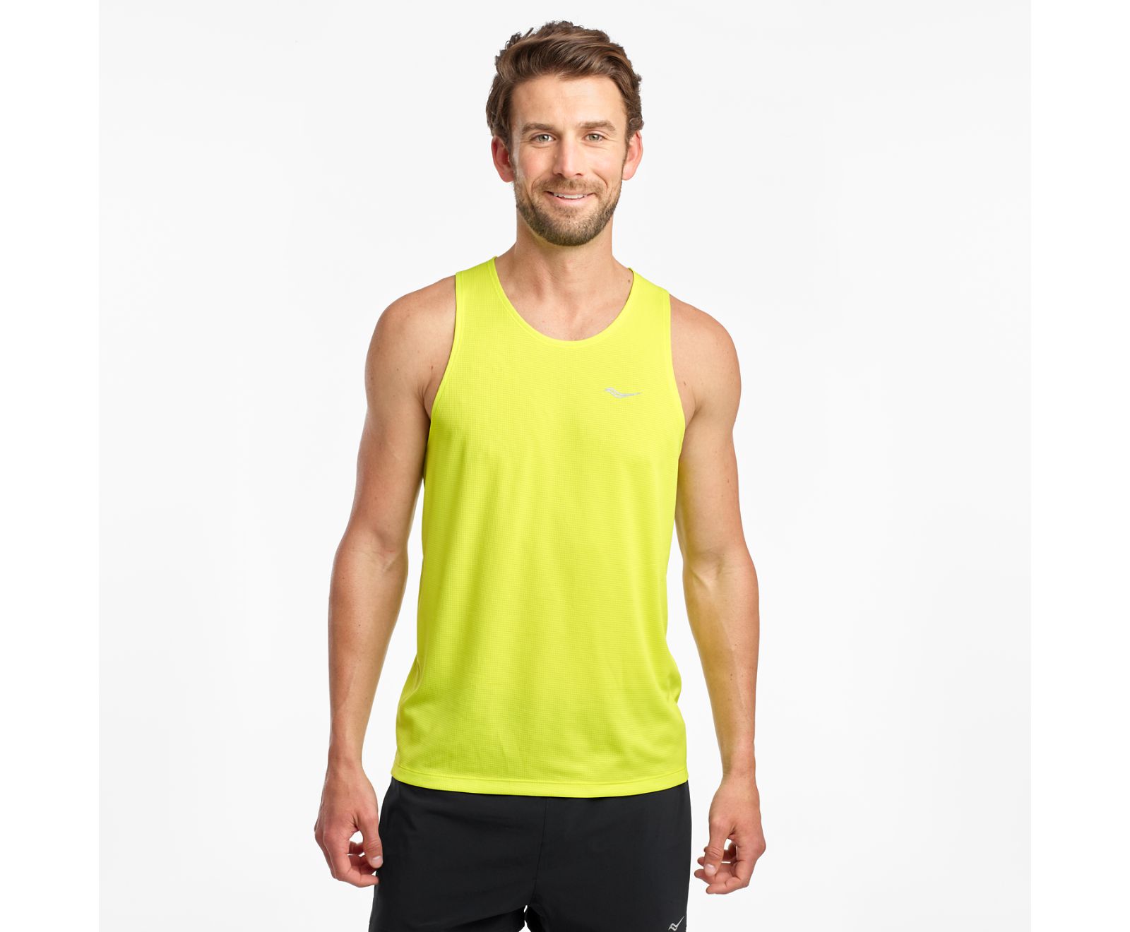Tank Top Saucony Stopwatch Singlet Hombre Rosas | México 668KORI